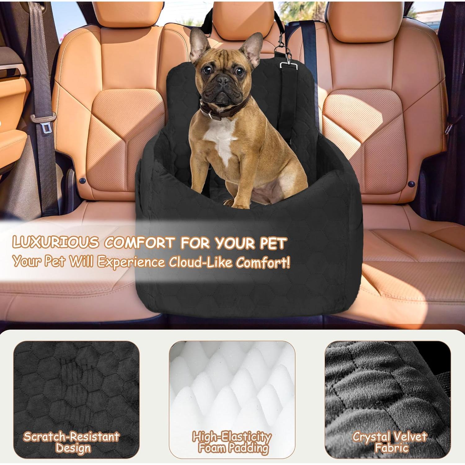 Asiento Elevador para Perros Vdamu - Negro, Hasta 15.88 kg