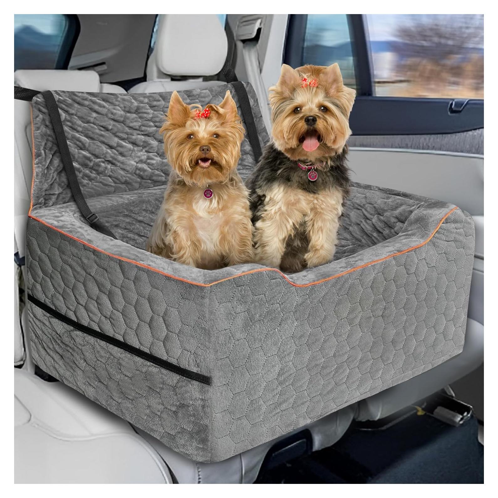 Asiento Elevador para Perros Vdamu - Cama de Coche Gris 27.2kg