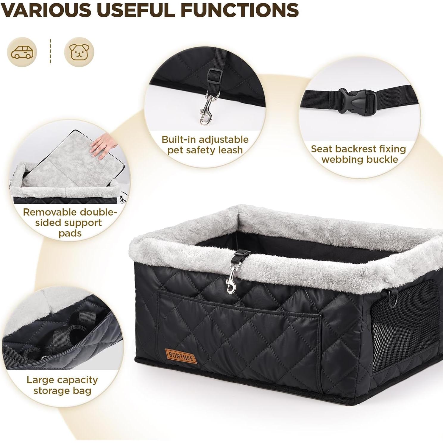 Asiento Elevador para Perros Wisle 2501, hasta 9 kg, Plegable