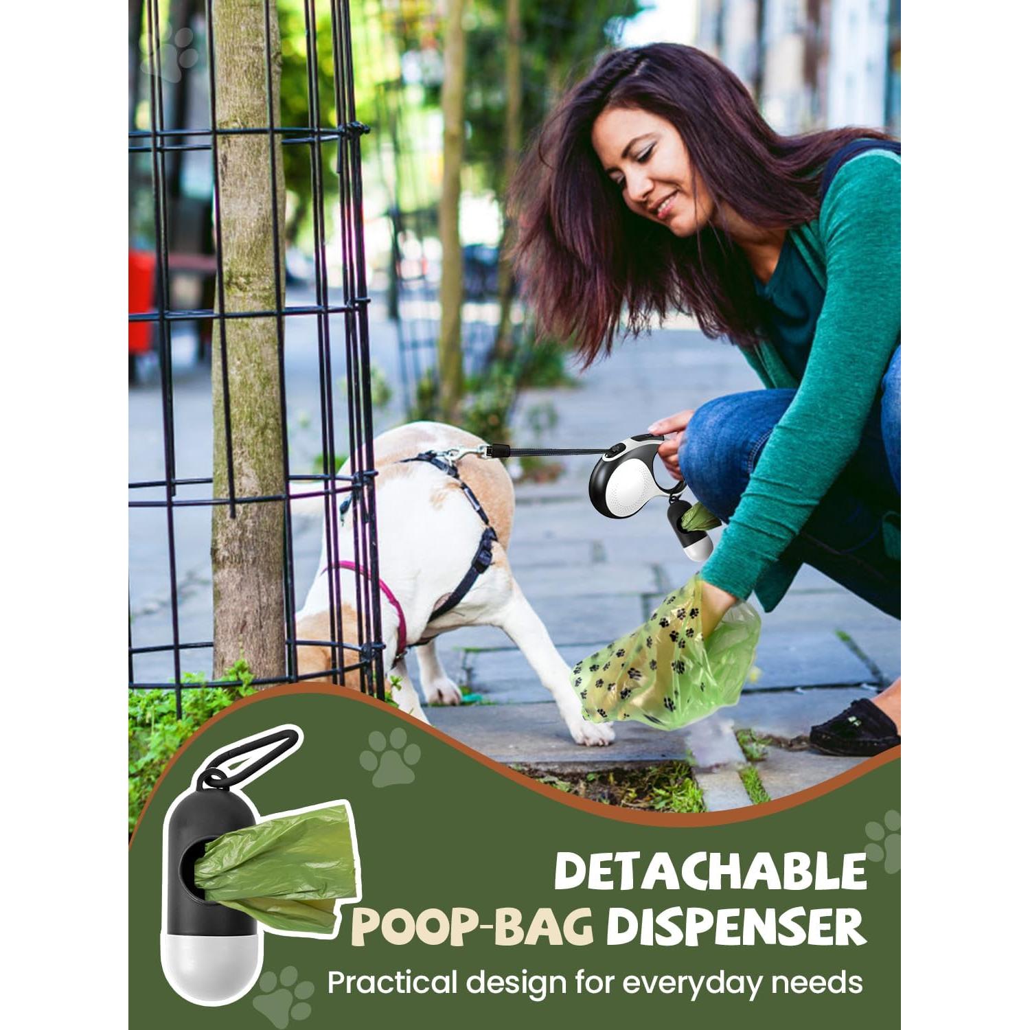 Correa de Perro Retráctil Douexio 5m con Luz LED para 30kg