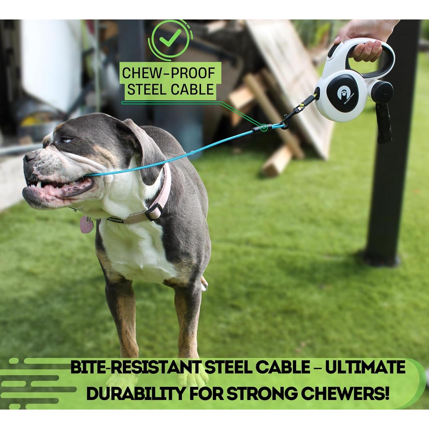 Correa Retráctil Snuggle Paws 5m para Perros Grandes 50kg