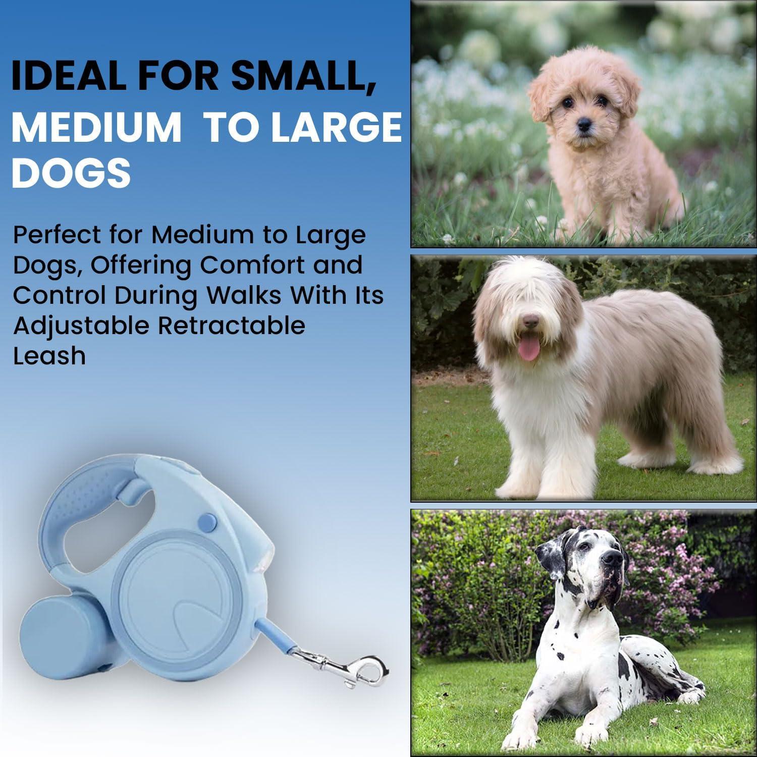 Correa Retráctil para Perros Best Dog 4.88 m con Linterna