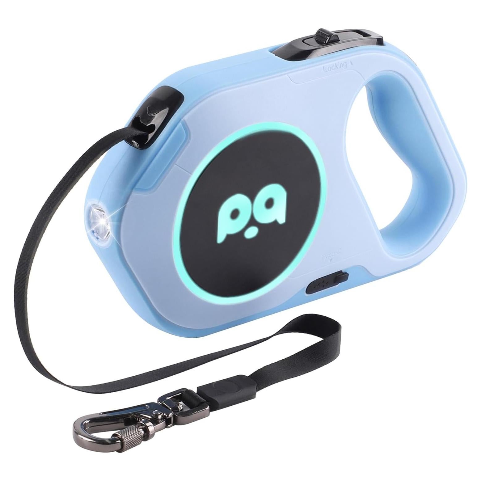 Correa de Perro Retráctil LED 5m Hanwei Recargable hasta 40kg