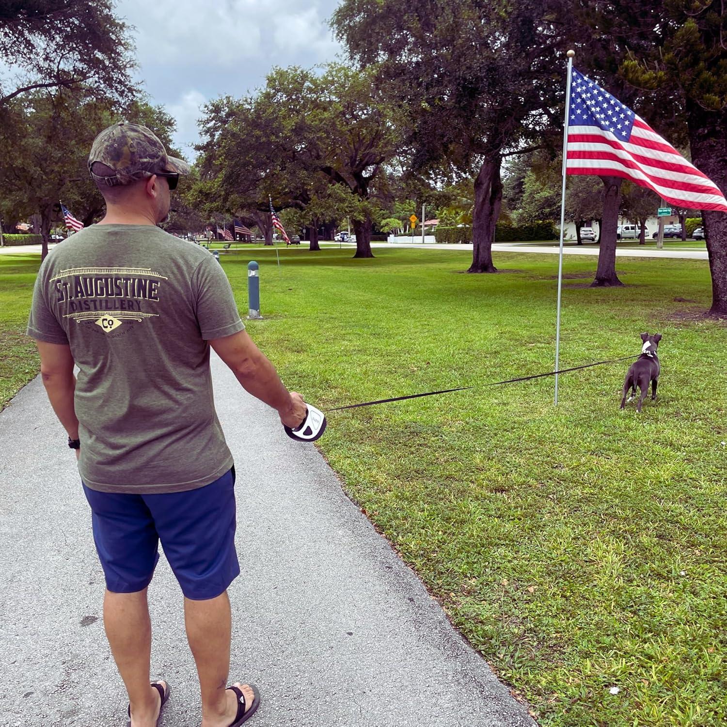Correa Retráctil para Perros Pequeños Qqpets 3m con LED