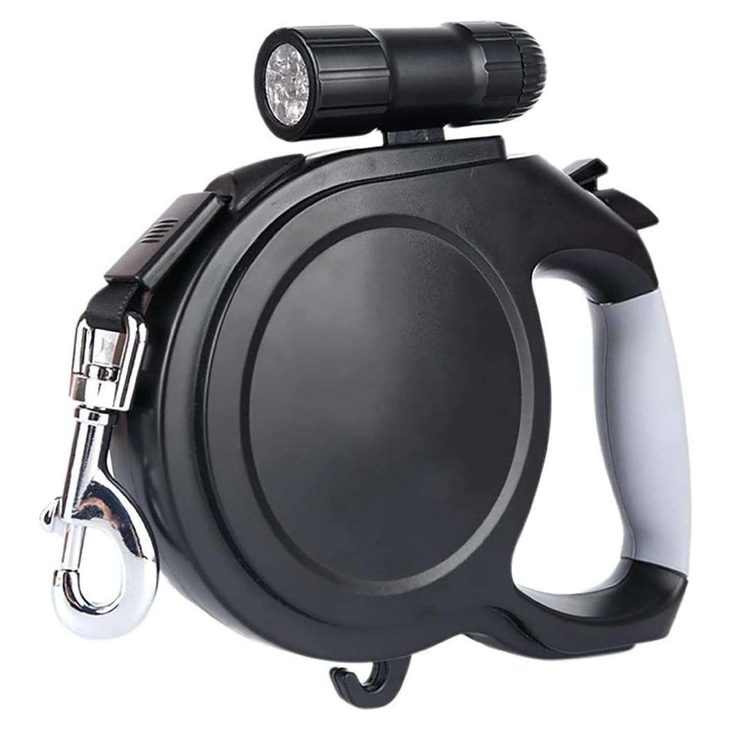 Correa Retráctil para Perros Giveme5 8m con Linterna LED
