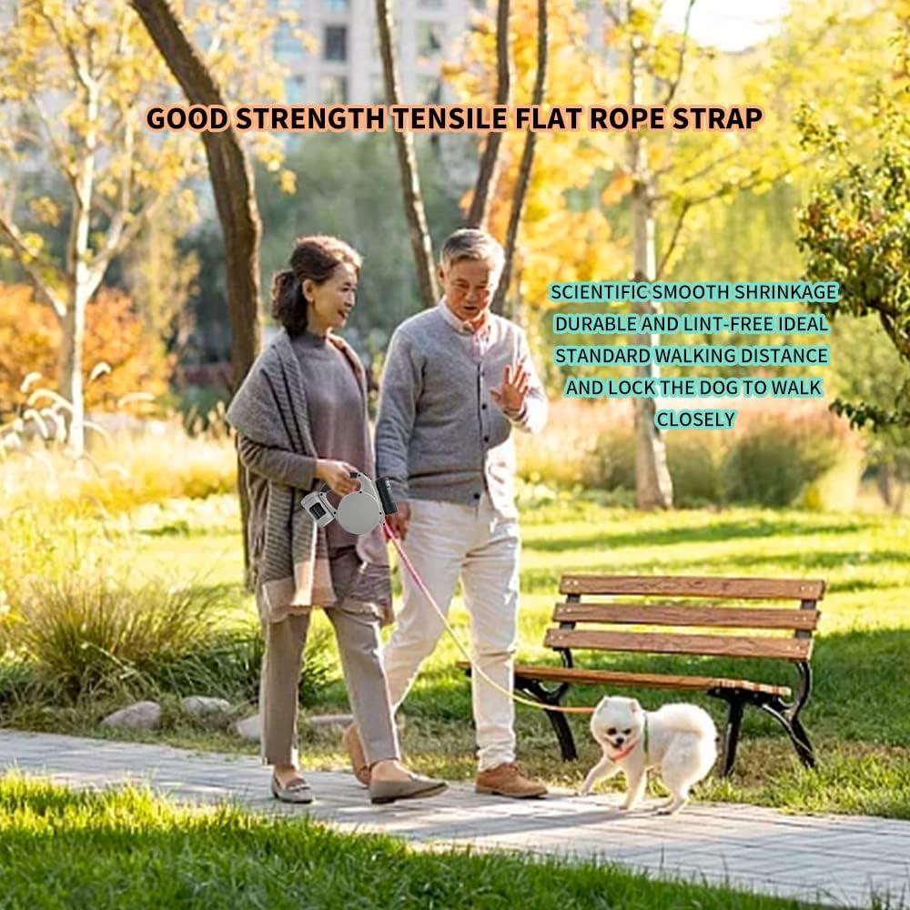 Correa Retráctil para Perros Windhunt 4.88m con Linterna Roja