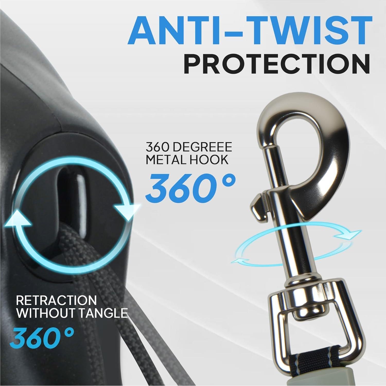 Correa Retráctil para Perros PetiFine 9.14 m Resistente hasta 49.9 kg