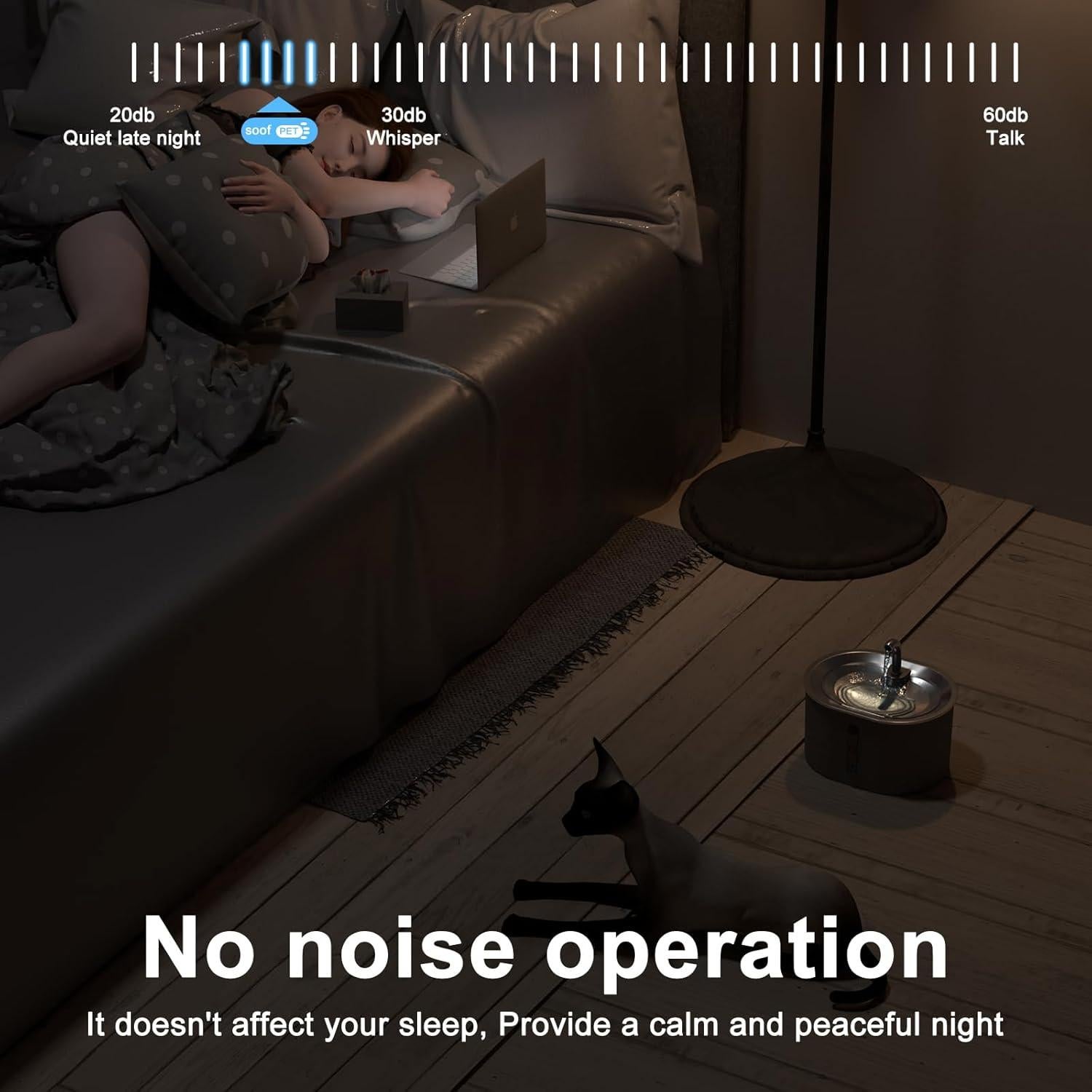 Dispensador de Agua para Gatos Joric Acero Inoxidable 2.5L