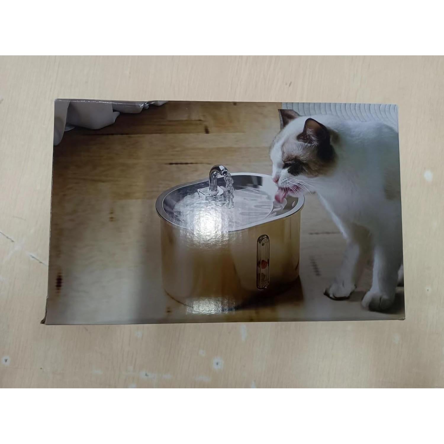 Dispensador de Agua para Gatos Joric Acero Inoxidable 2.5L