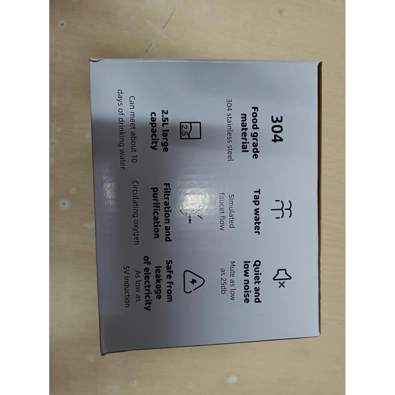 Dispensador de Agua para Gatos Joric Acero Inoxidable 2.5L