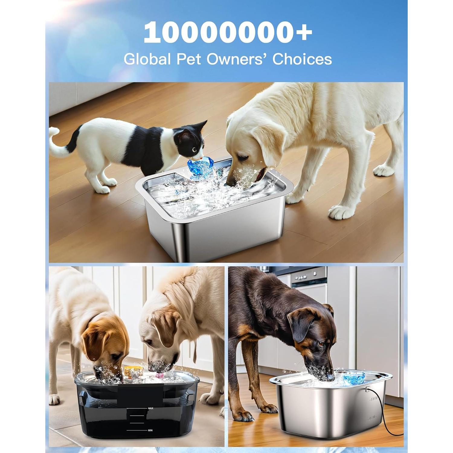 Filtros de Reemplazo PETNF para Fuente de Agua para Perros 4 Pzas