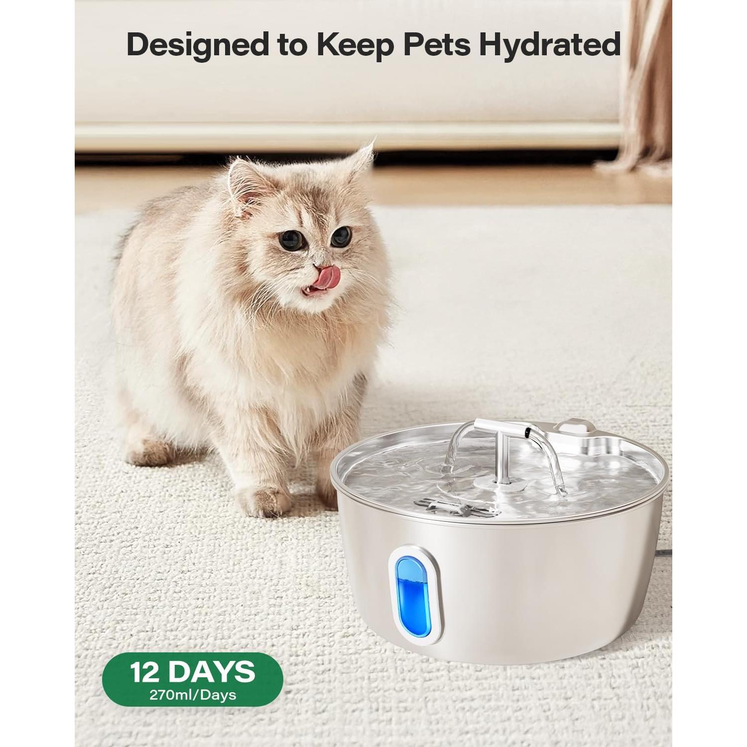 Filtros y Esponjas de Reemplazo Dianu para Fuente de Gatos 9 Paquete