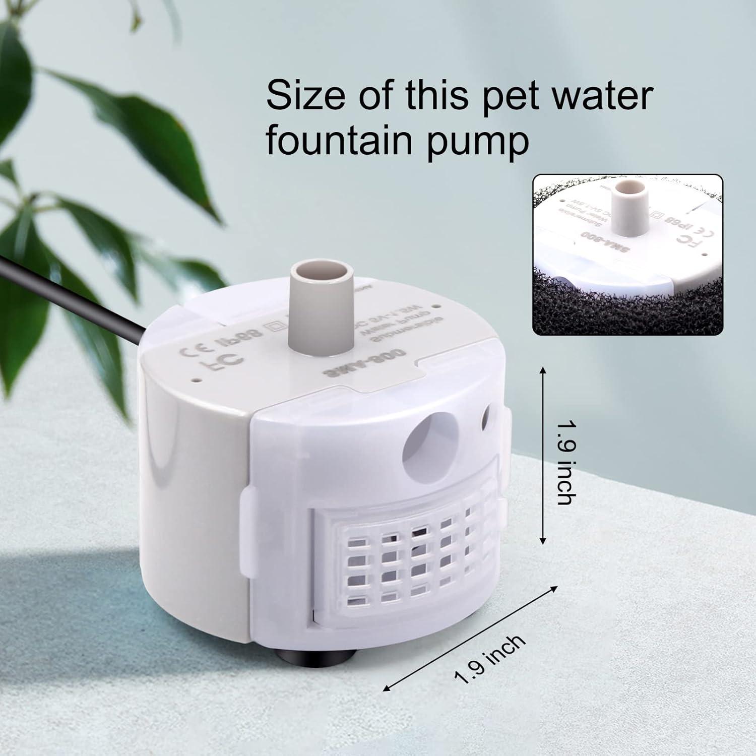 Bomba de fuente de agua para gatos Petilog 3.2L acero inoxidable
