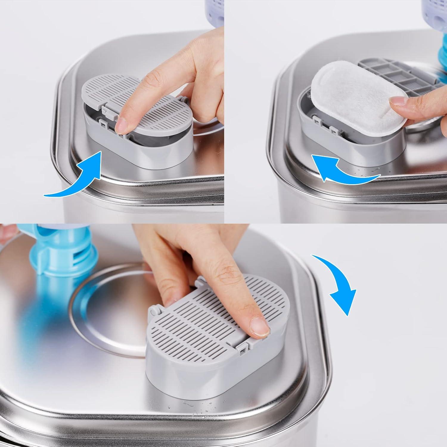 Filtros para Fuente de Agua de Gato NautyPaws - Paquete de 16