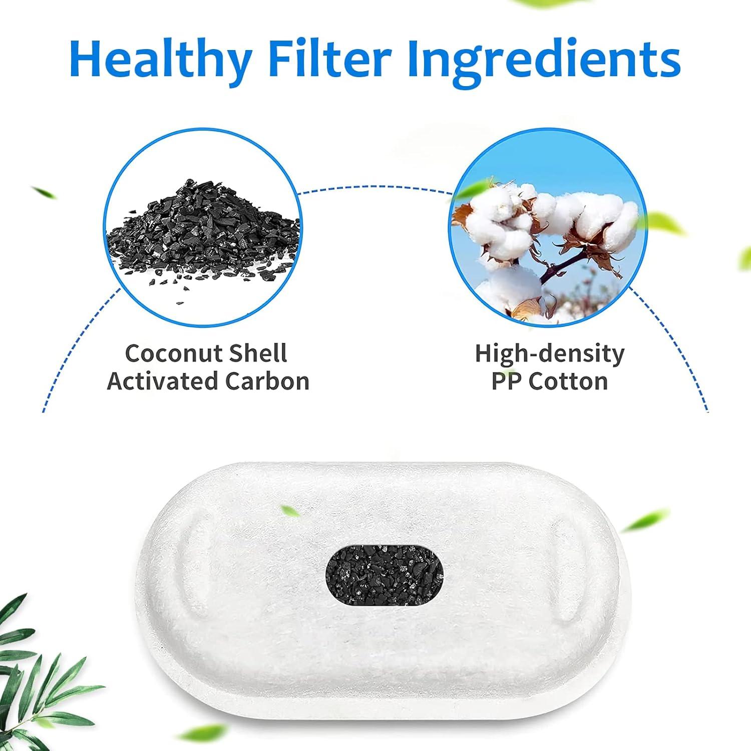 Filtros para Fuente de Agua de Gato NautyPaws - Paquete de 16