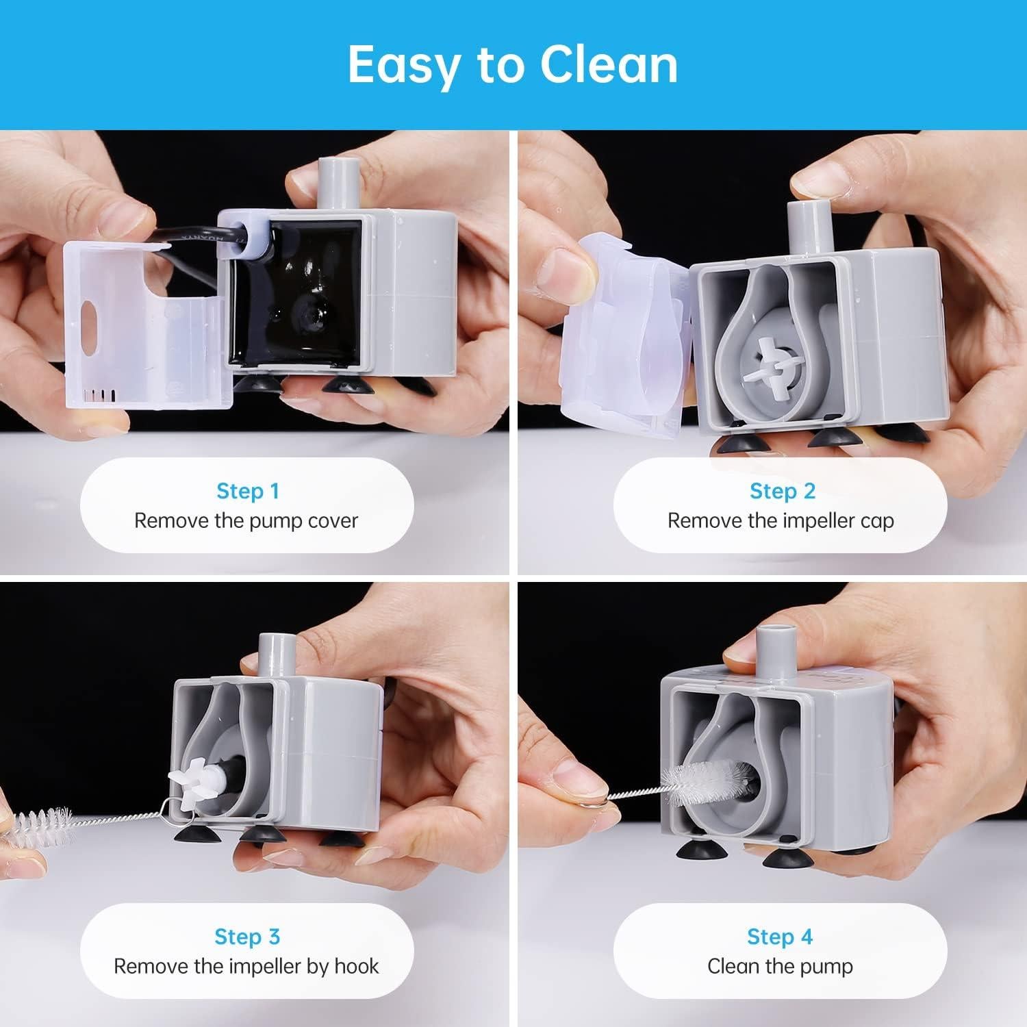 Bomba de Agua para Mascotas EZMioo SMA-800 Acero Inoxidable