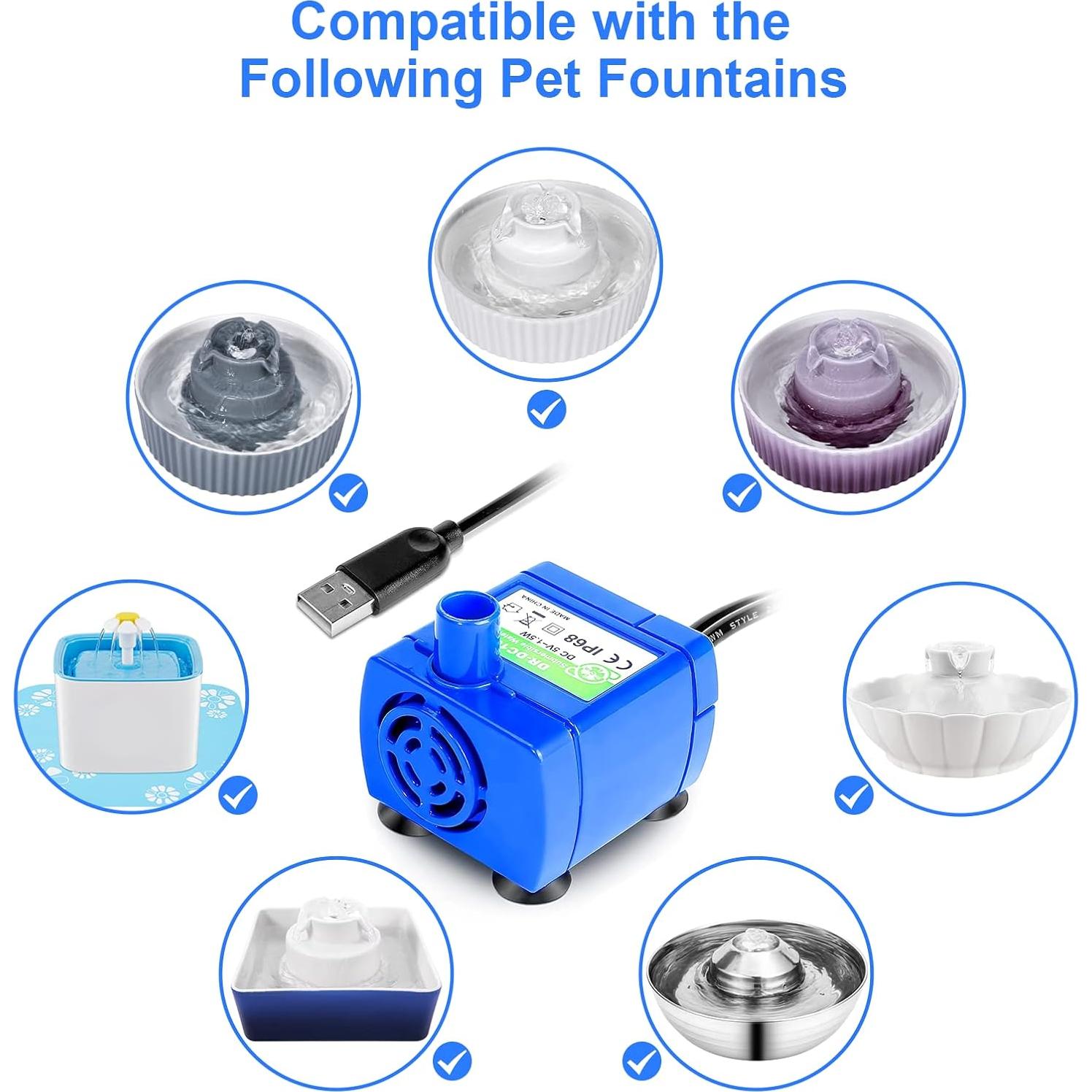 Bomba de Reemplazo Cepheus DR-DC160 para Fuente de Agua Gatos