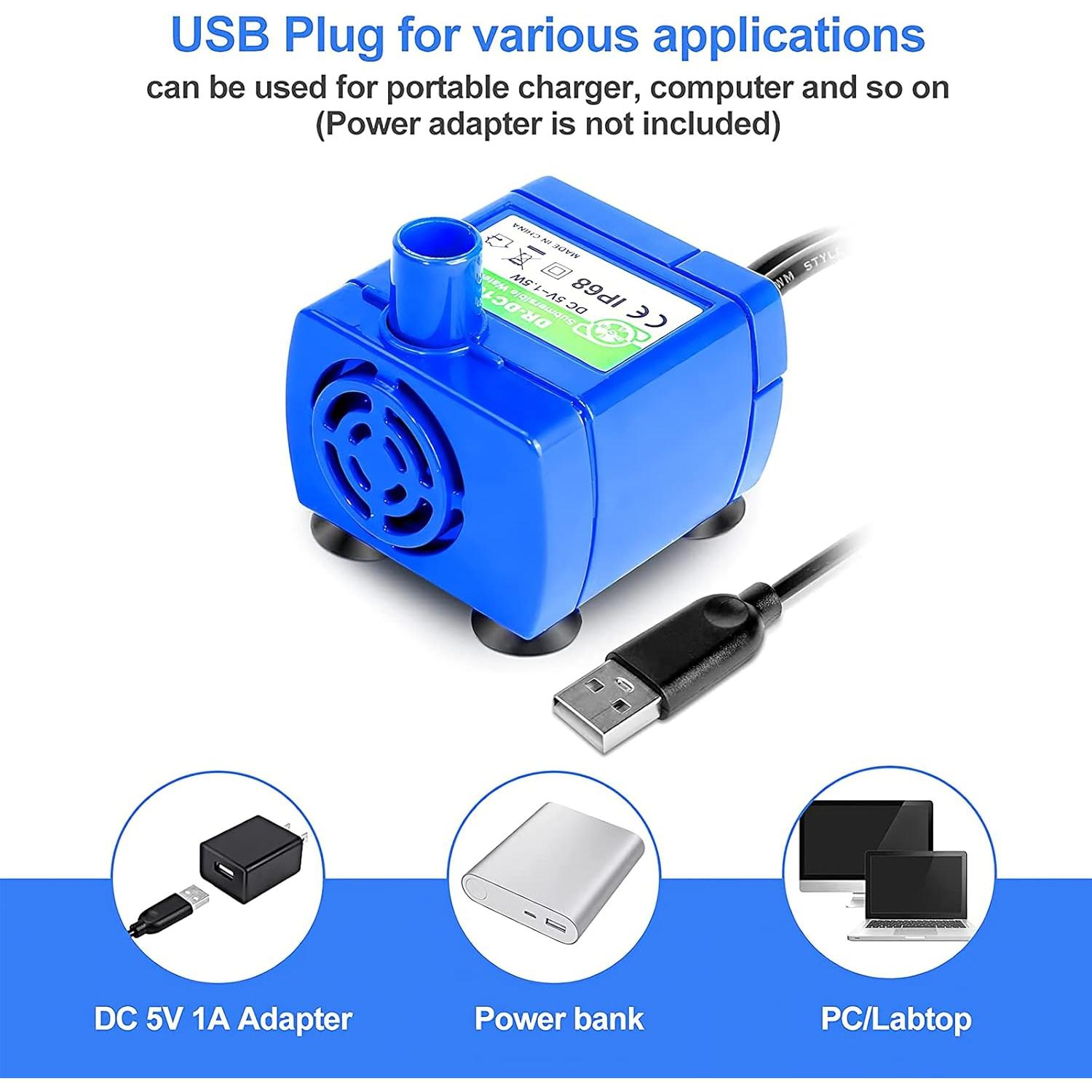 Bomba de Reemplazo Cepheus DR-DC160 para Fuente de Agua Gatos