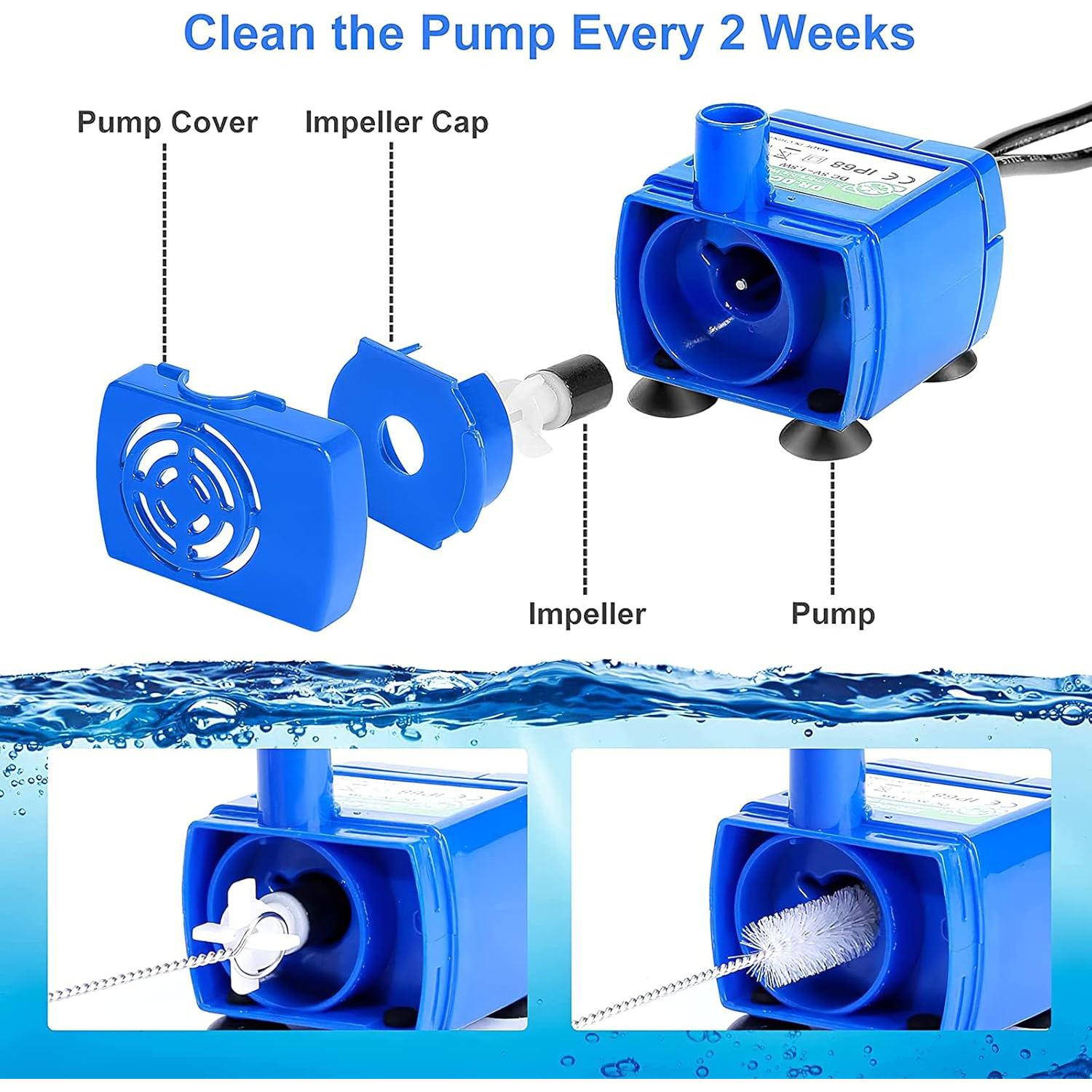 Bomba de Reemplazo Cepheus DR-DC160 para Fuente de Agua Gatos