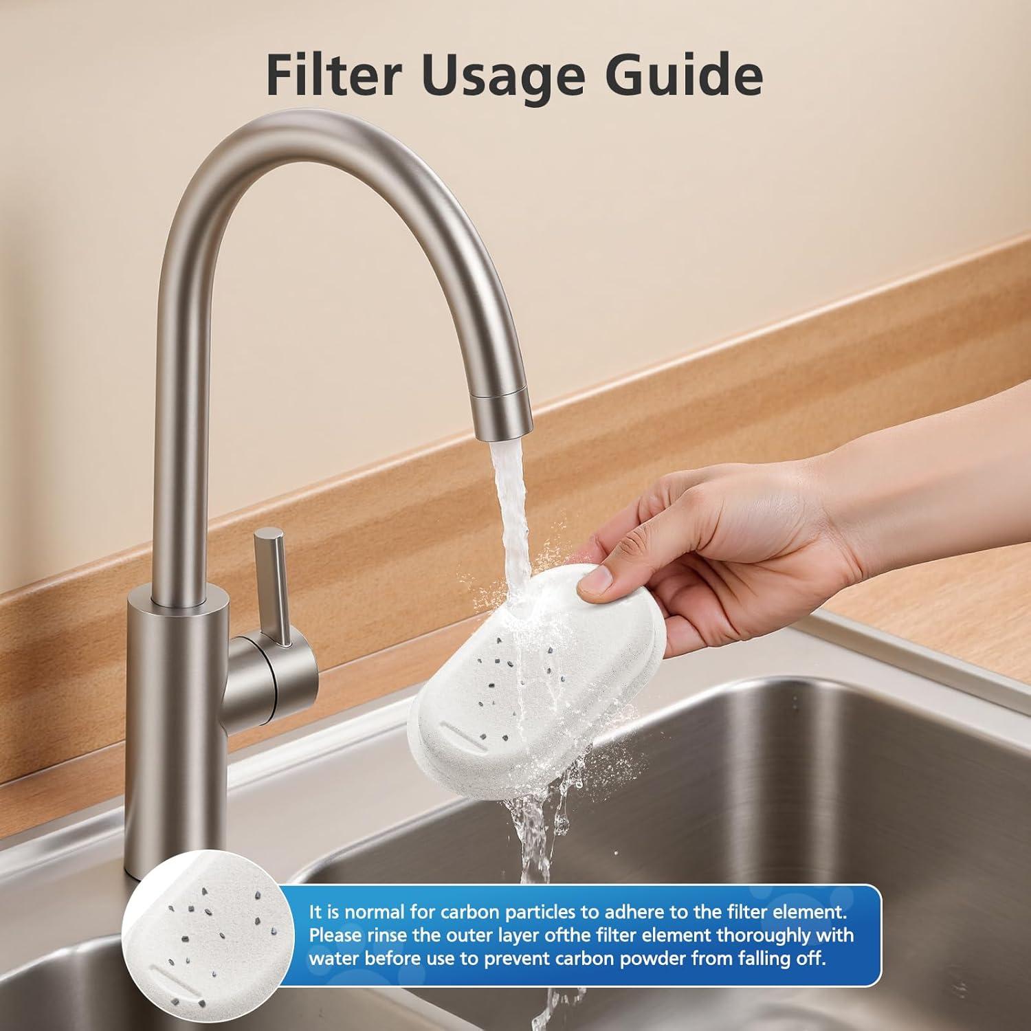 Paquete de 50 filtros de agua Beckacher para fuente de gato