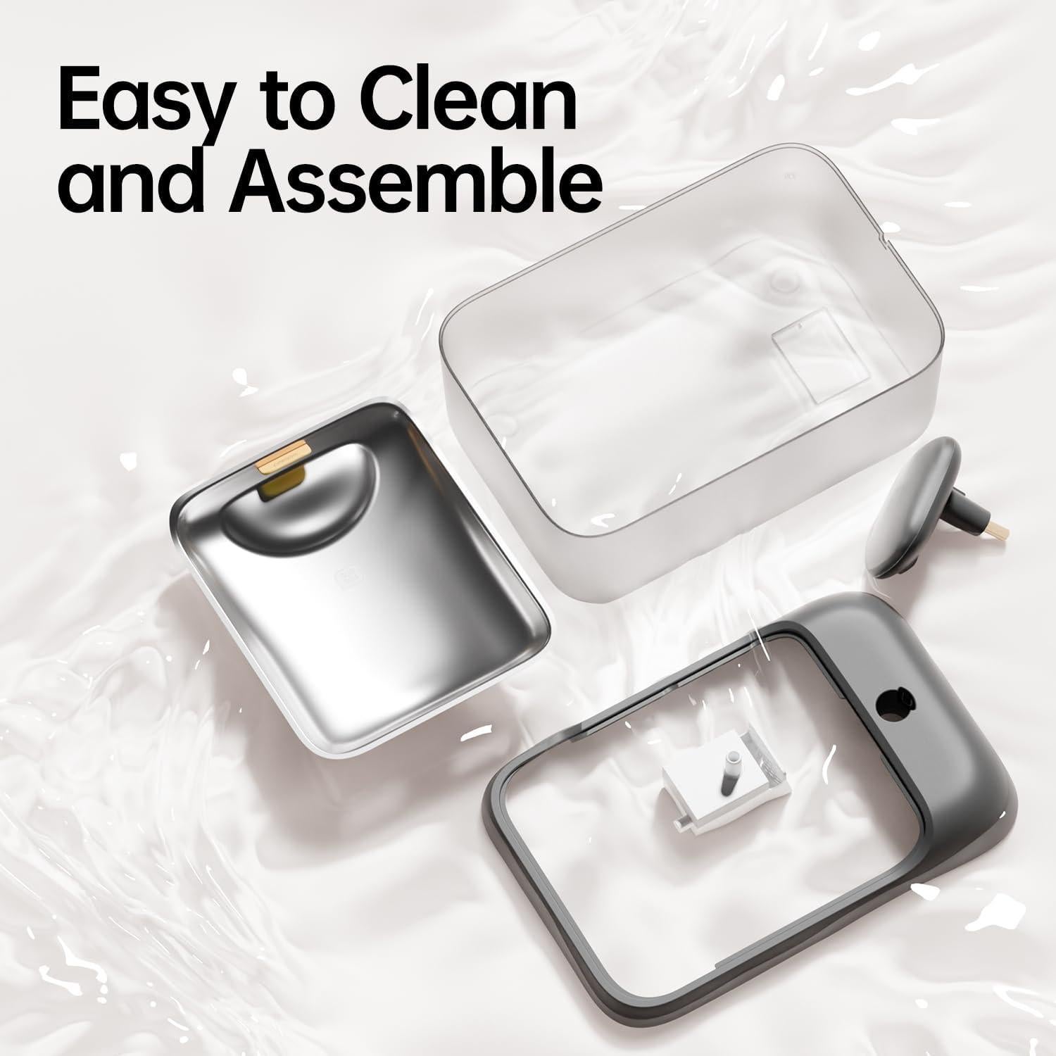 Fuente de Agua Automática PETSEE 4.5L Acero Inoxidable Gris