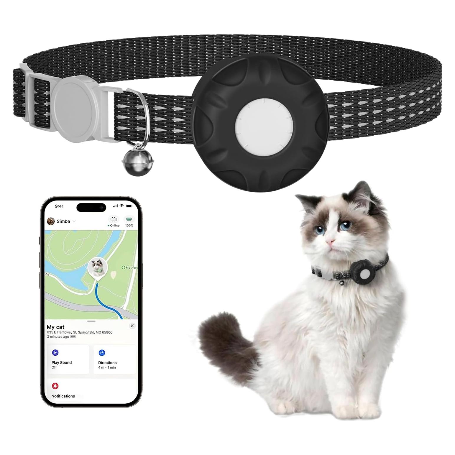 Rastreador GPS para Gatos HONGTOP H, Impermeable, iOS
