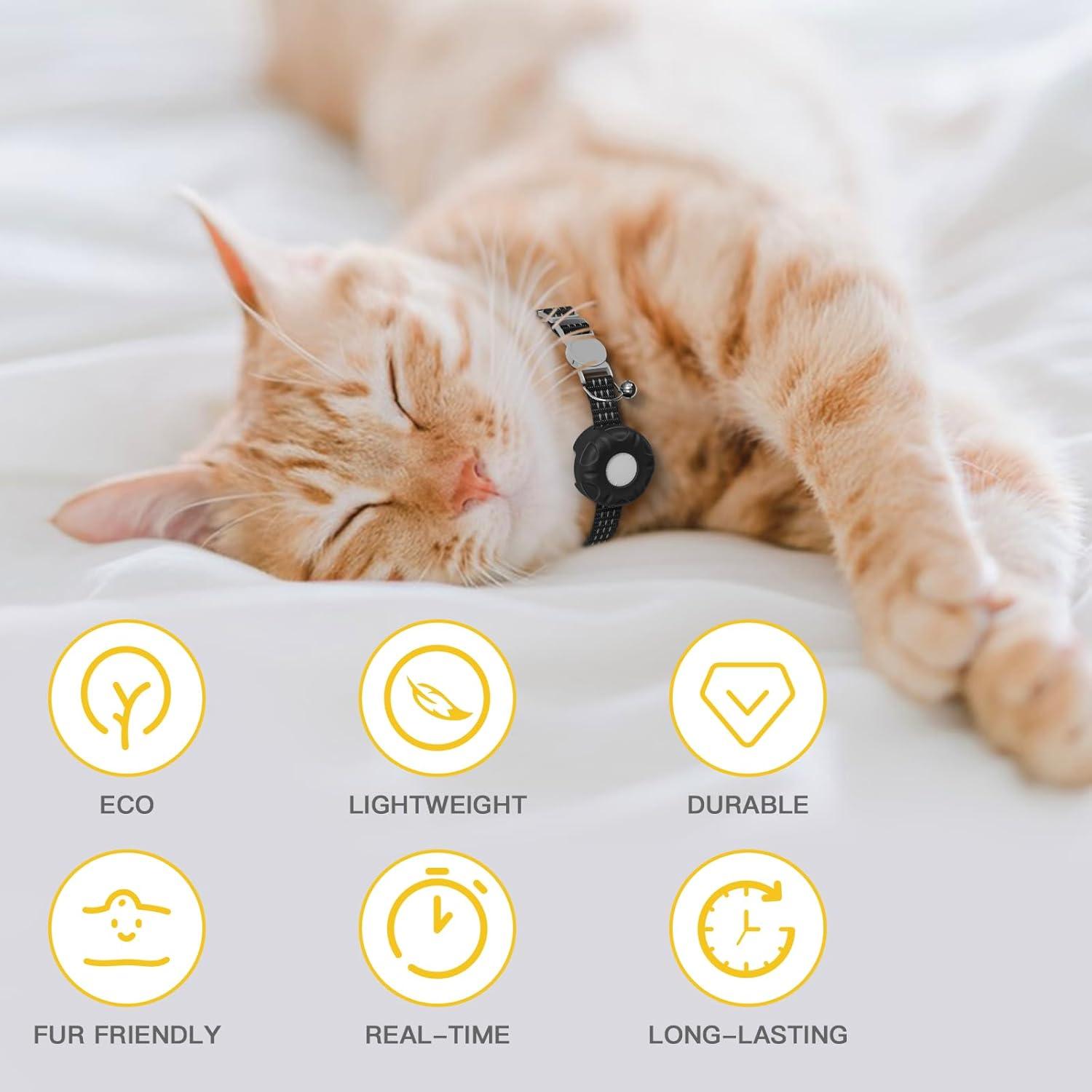 Rastreador GPS para Gatos HONGTOP H, Impermeable, iOS