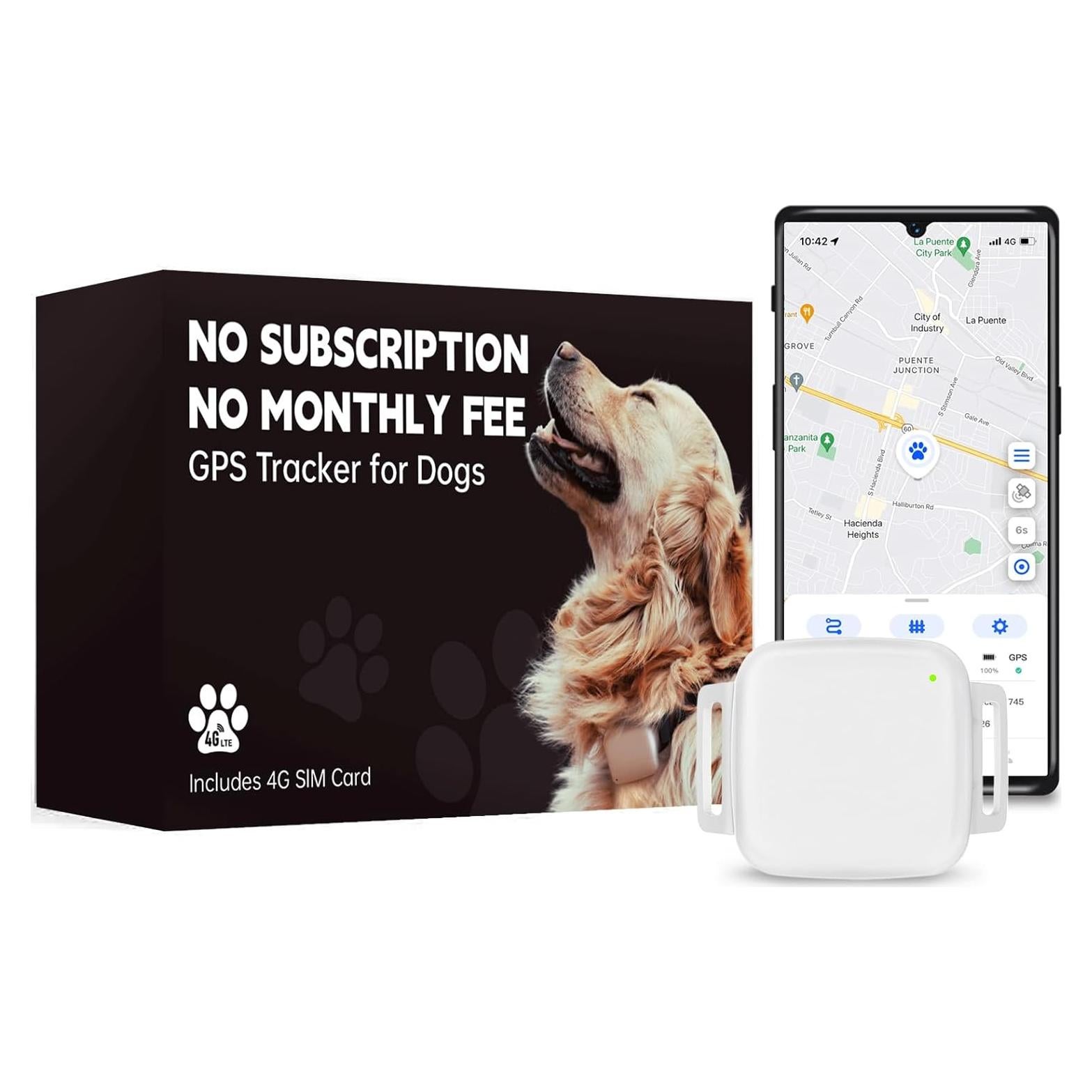 Rastreador GPS para Perros VITALGLOW X05, Sin Suscripción, Inalámbrico