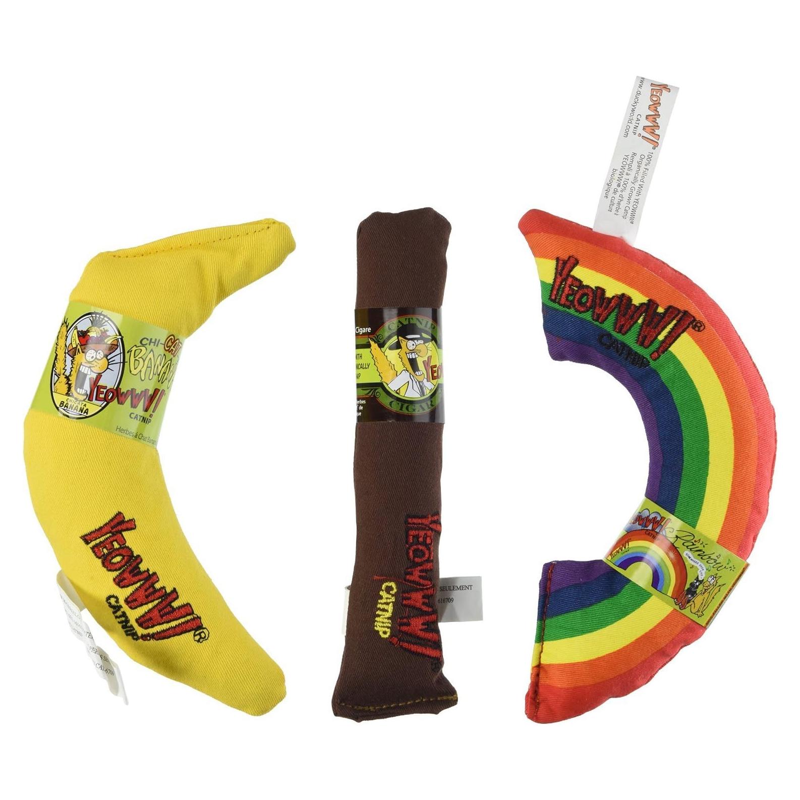 Paquete de Juguetes para Gatos Yeowww! - Catnip Orgánico 3 Piezas