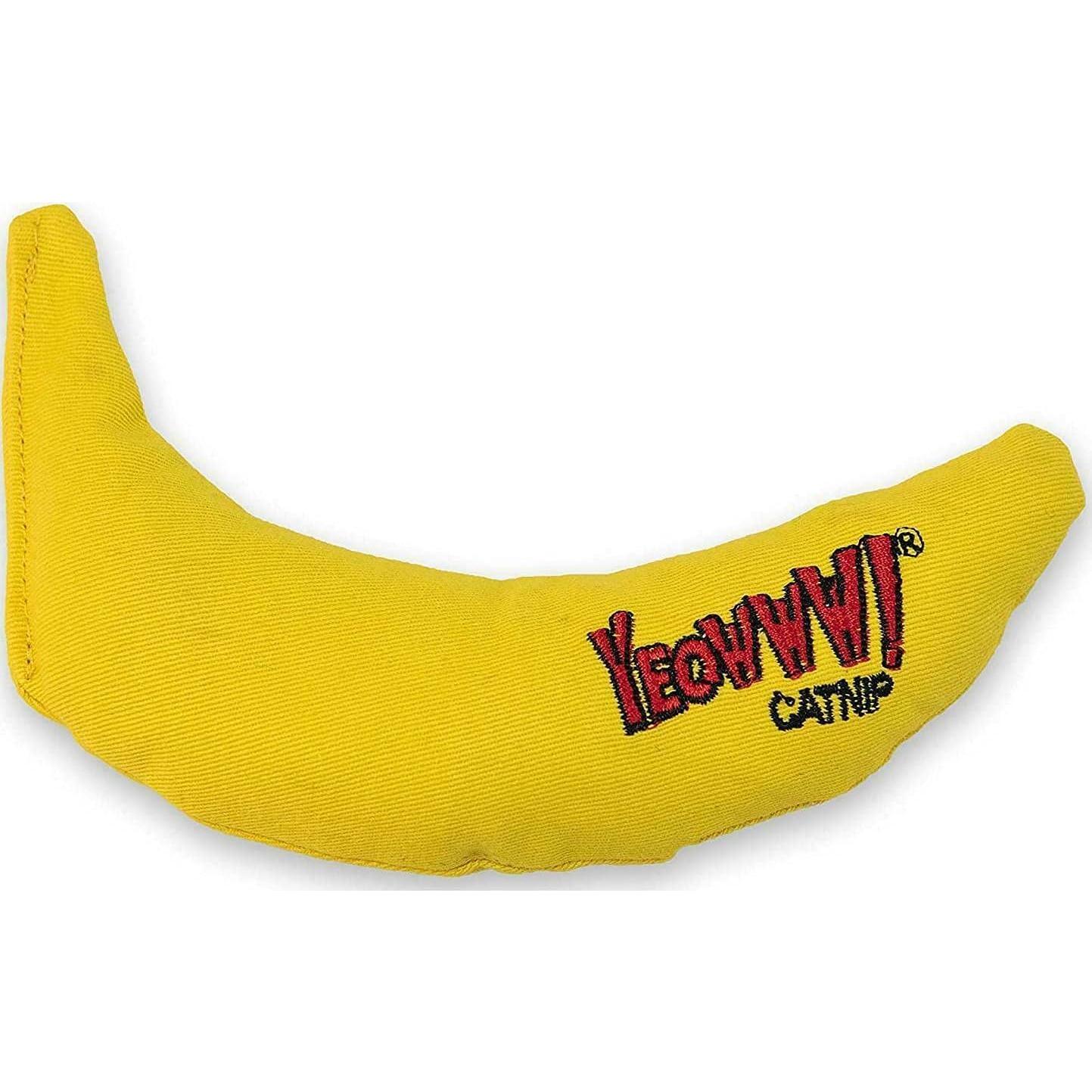Juguete para Gato Yeowww! Catnip Orgánico Banana 3 Piezas