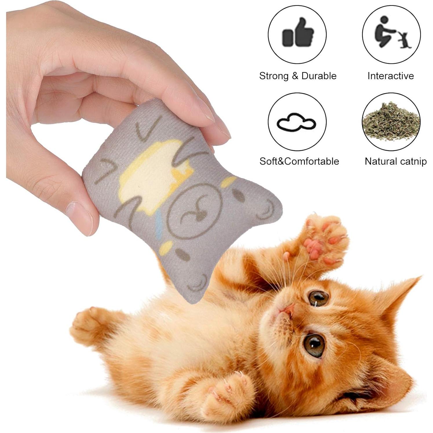 Juguetes de Catnip Dorakitten para Gatos - 5 Piezas Interactivas