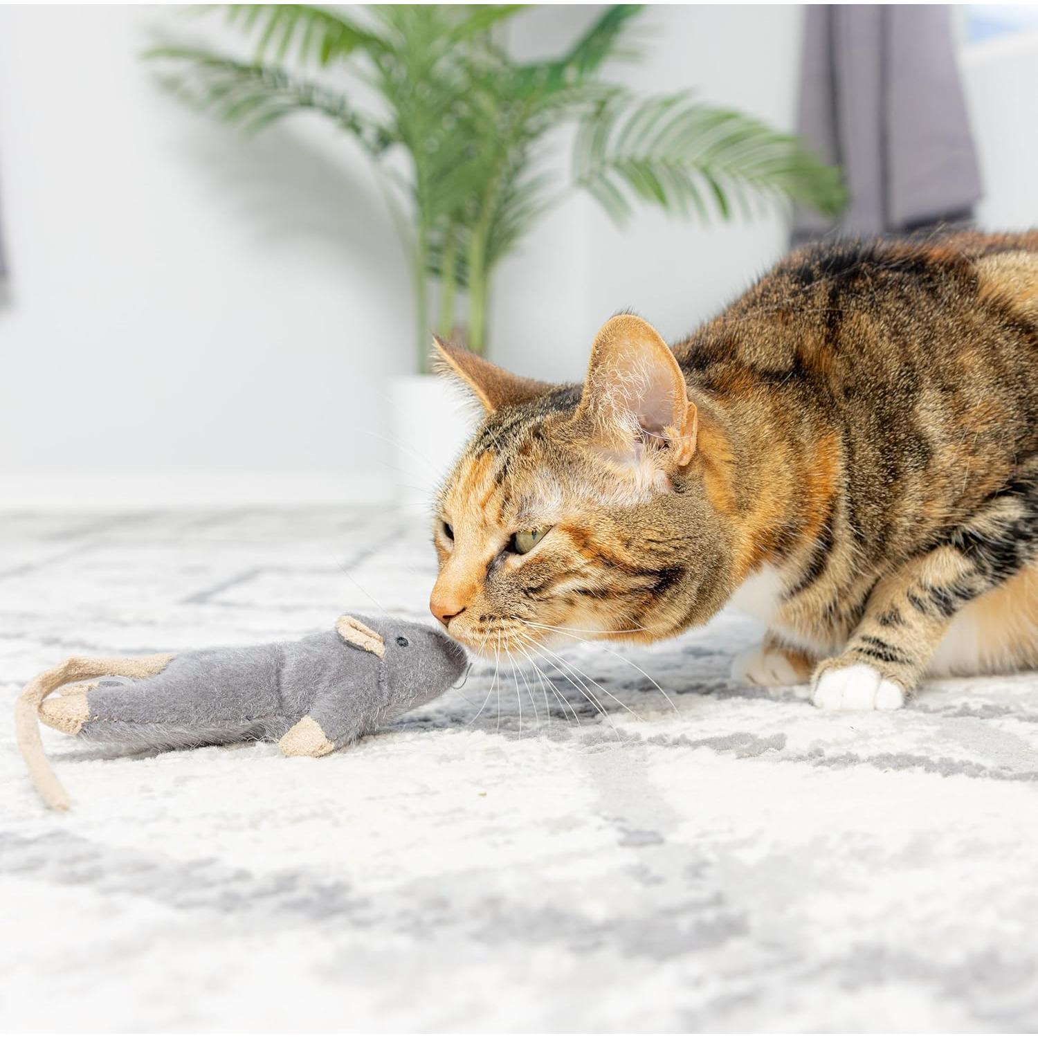 Juguete para Gatos SPOT Frankie Ratón con Hierba Gatera 14 cm