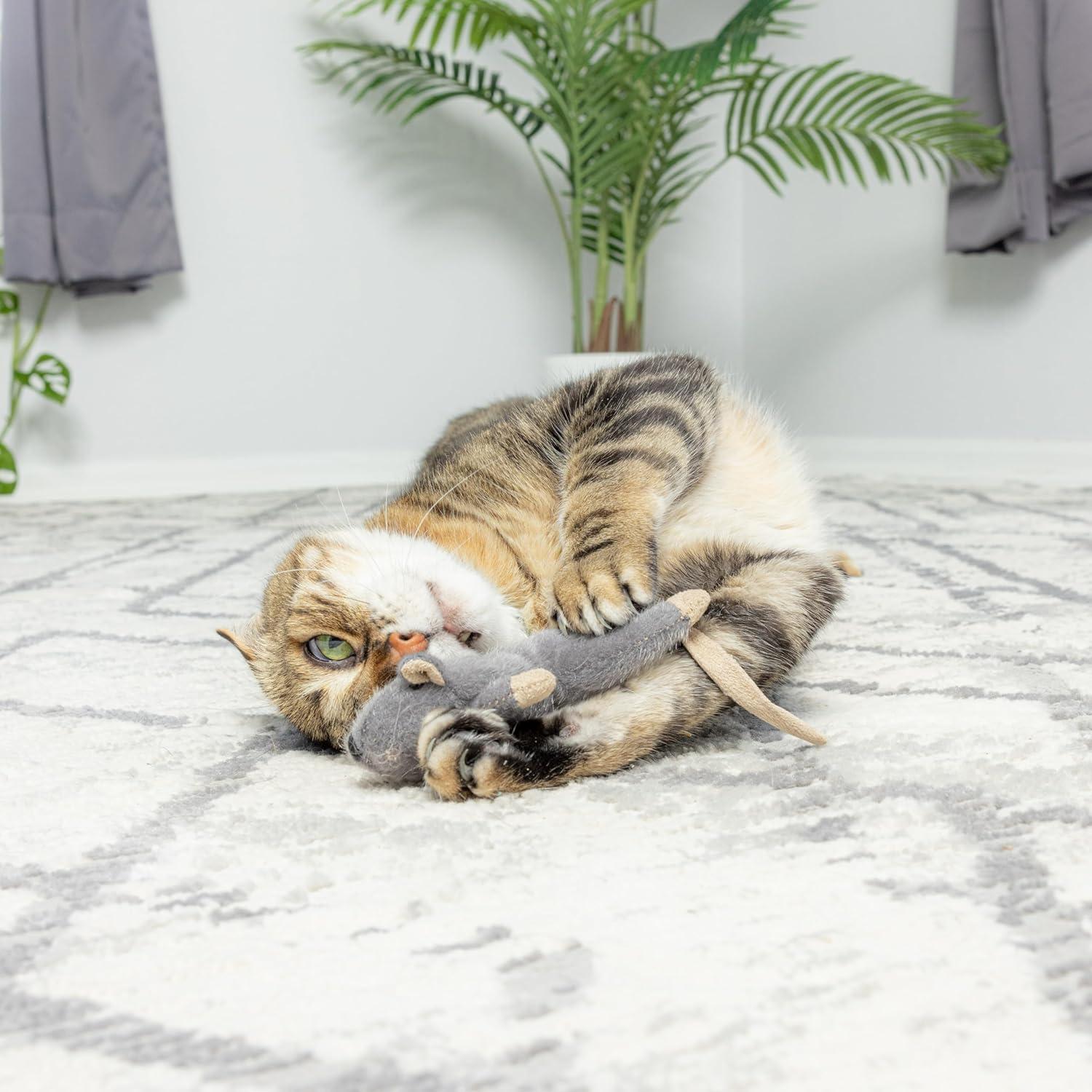 Juguete para Gatos SPOT Frankie Ratón con Hierba Gatera 14 cm