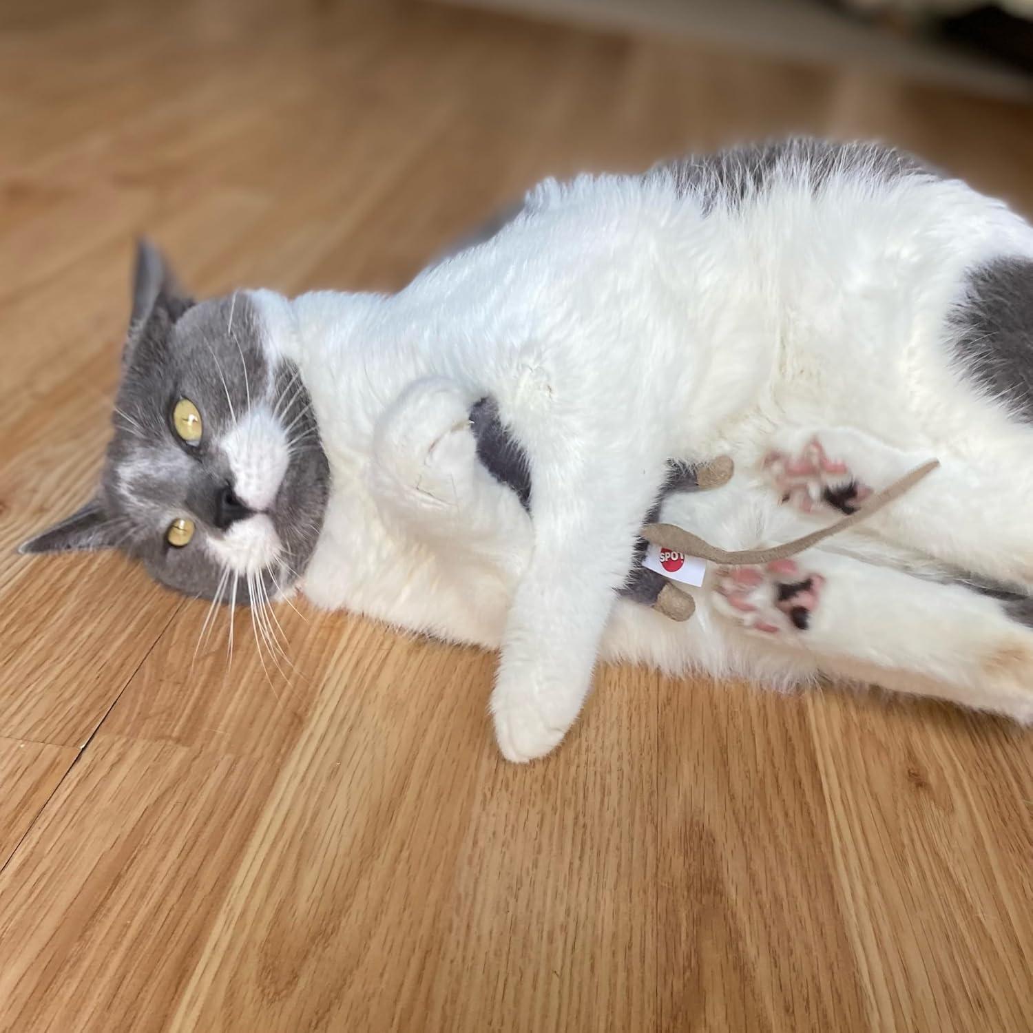 Juguete para Gatos SPOT Frankie Ratón con Hierba Gatera 14 cm