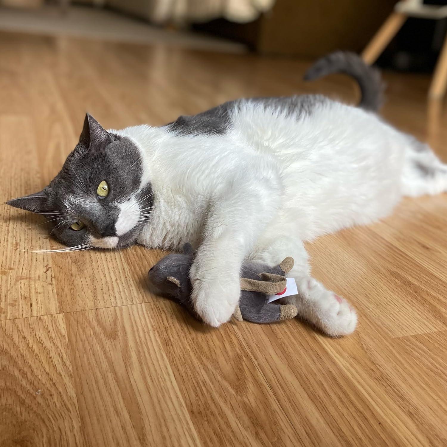 Juguete para Gatos SPOT Frankie Ratón con Hierba Gatera 14 cm