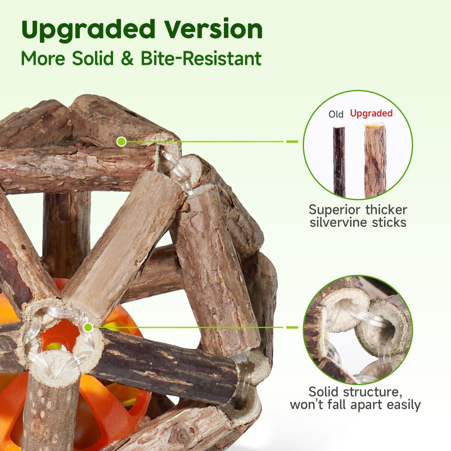 Juguetes para Gatos Potaroma - 3 Piezas Catnip y Silvervine