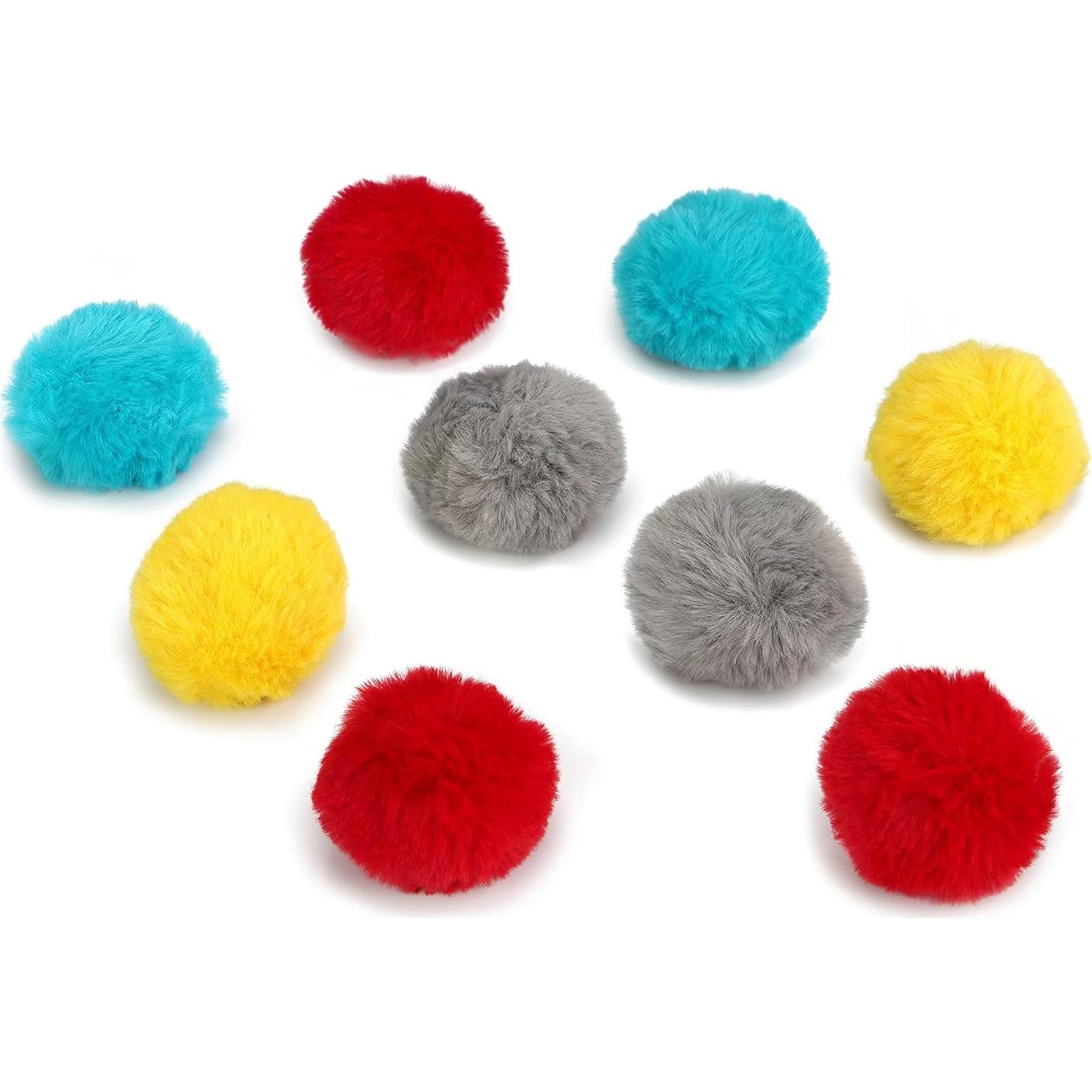 Pelotas Pom Pom para Gatos Chiwava 24PCS Suaves y Ligeras