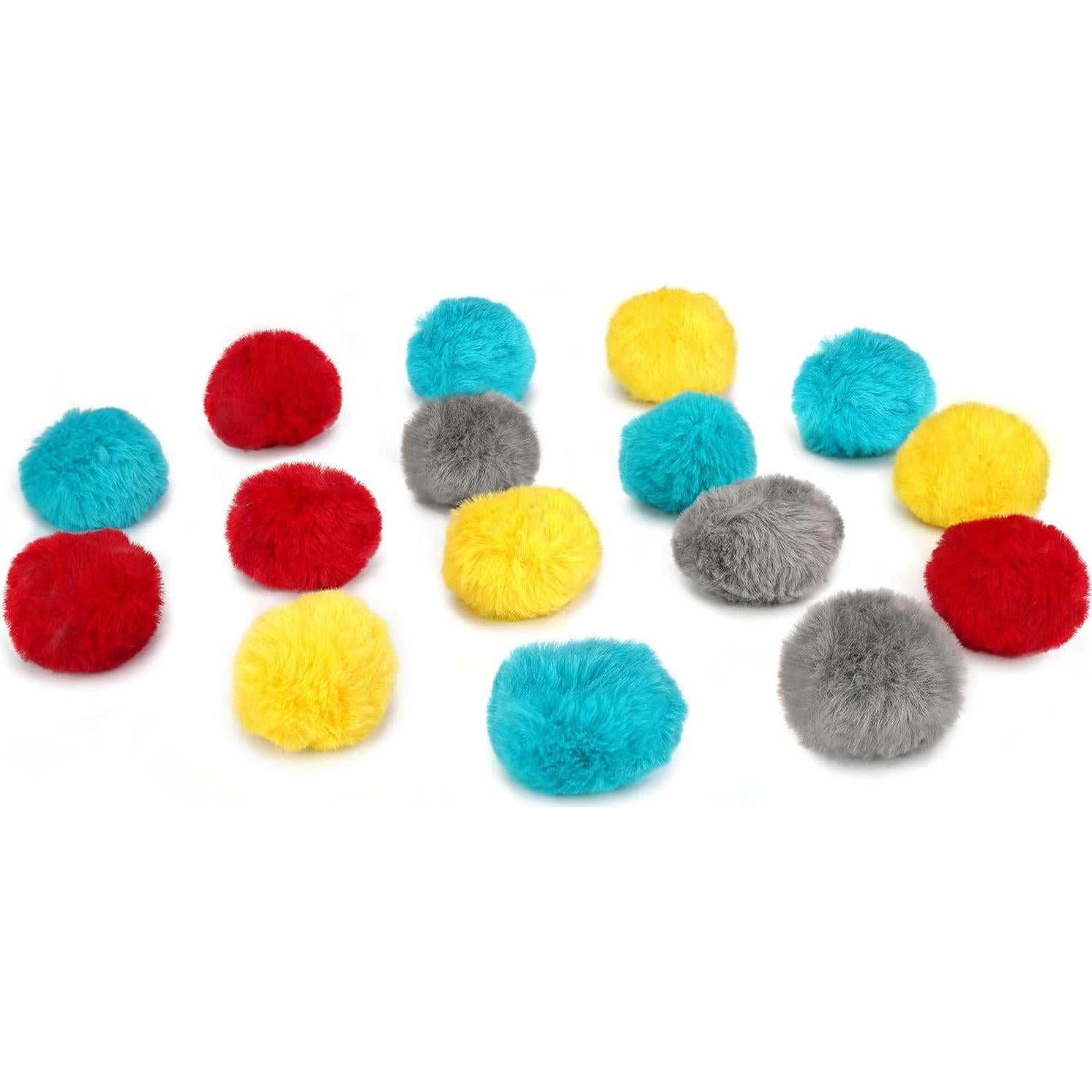 Pelotas Pom Pom para Gatos Chiwava 24PCS Suaves y Ligeras