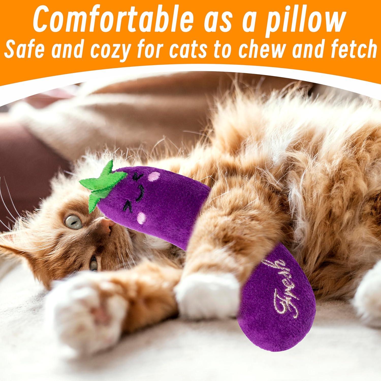 Juguetes de Hierba Gatera Seyezo - Paquete de 5 Piezas para Gatos