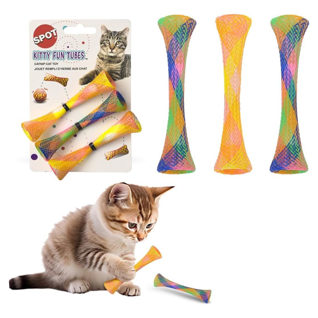 Juguete Interactivo para Gatos SPOT - Tubos Divertidos 3 Pzas