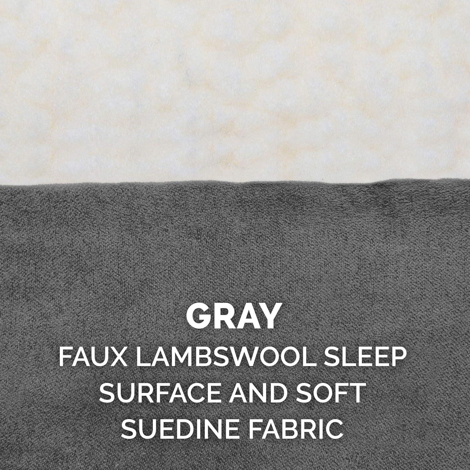 Funda de Repuesto para Cama de Perro Furhaven Jumbo Gris