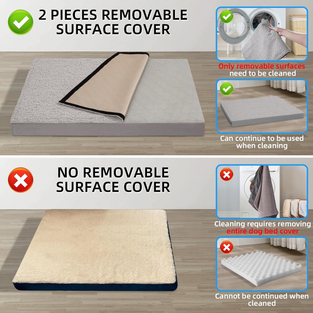 Cama Ortopédica para Perros ABE XL, Lavable e Impermeable