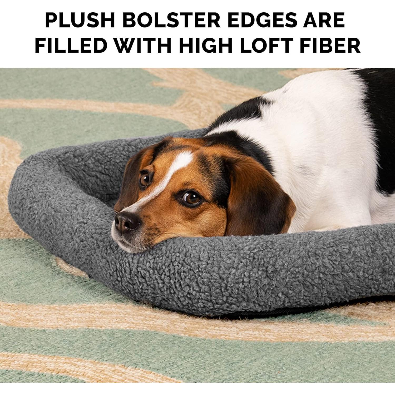 Cama para Perros Furhaven Extra Pequeña 22x13cm Lavable Gris