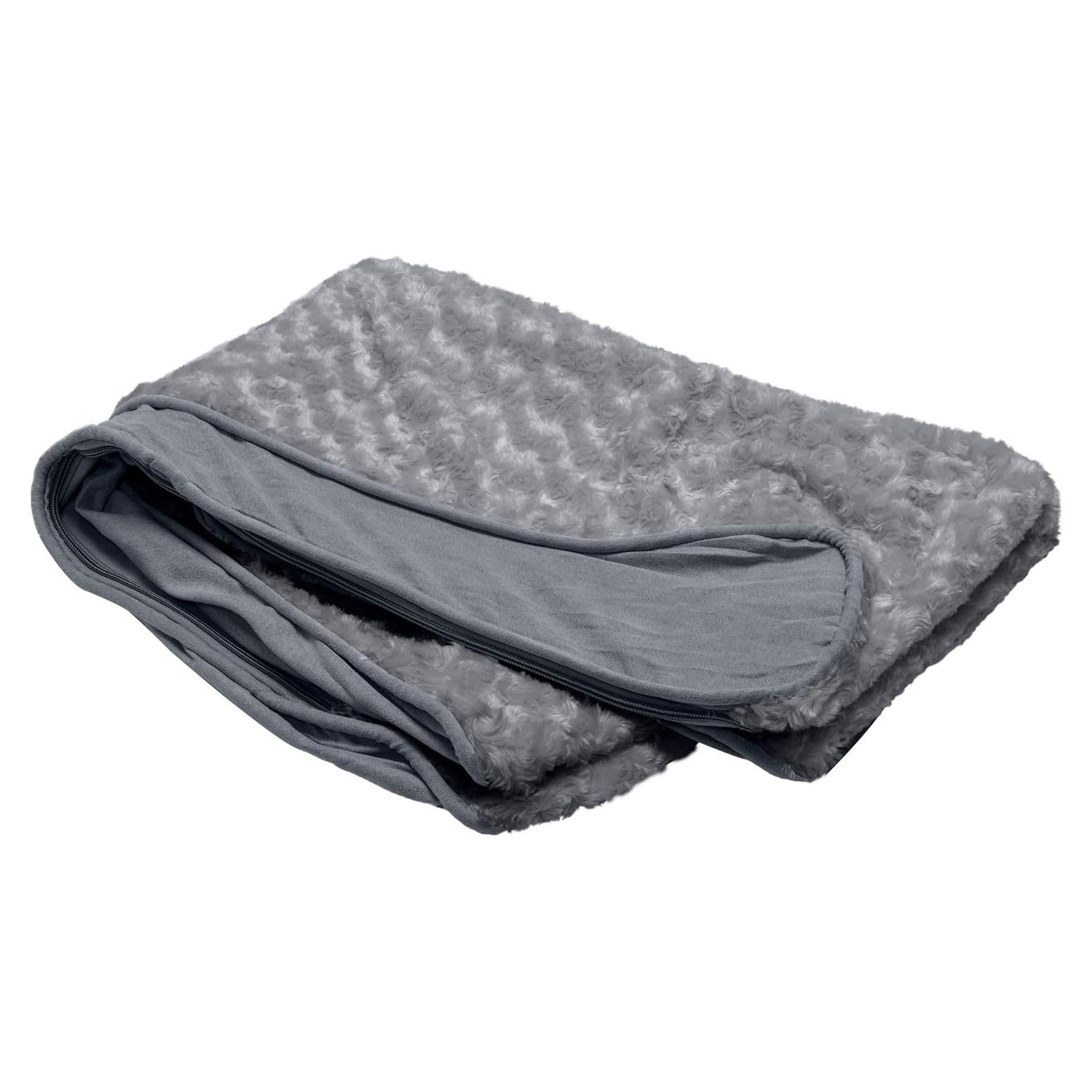 Funda de Cama para Perro Furhaven Jumbo Ultra Suave Gris