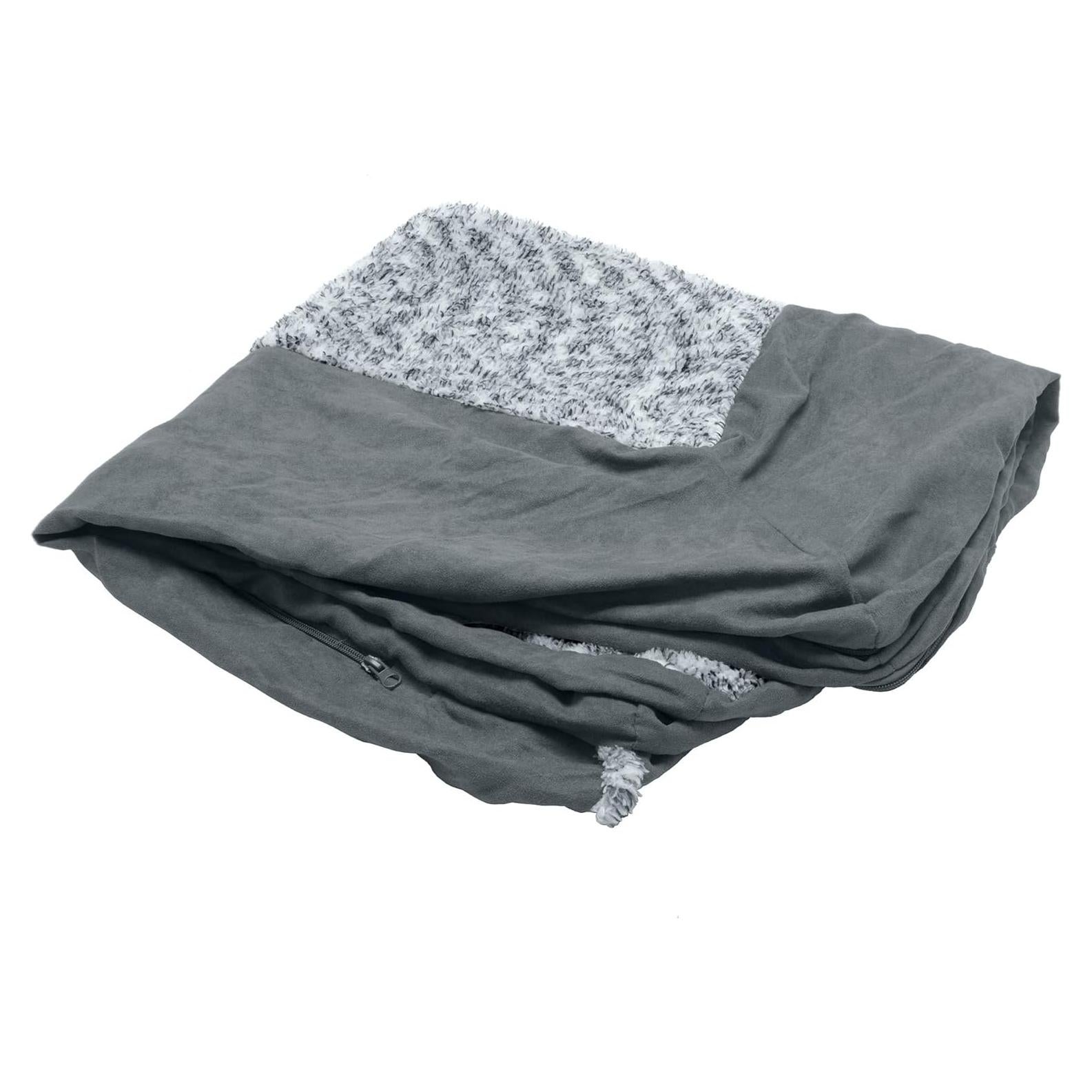 Funda de Repuesto para Cama de Perro Furhaven Jumbo Gris Piedra