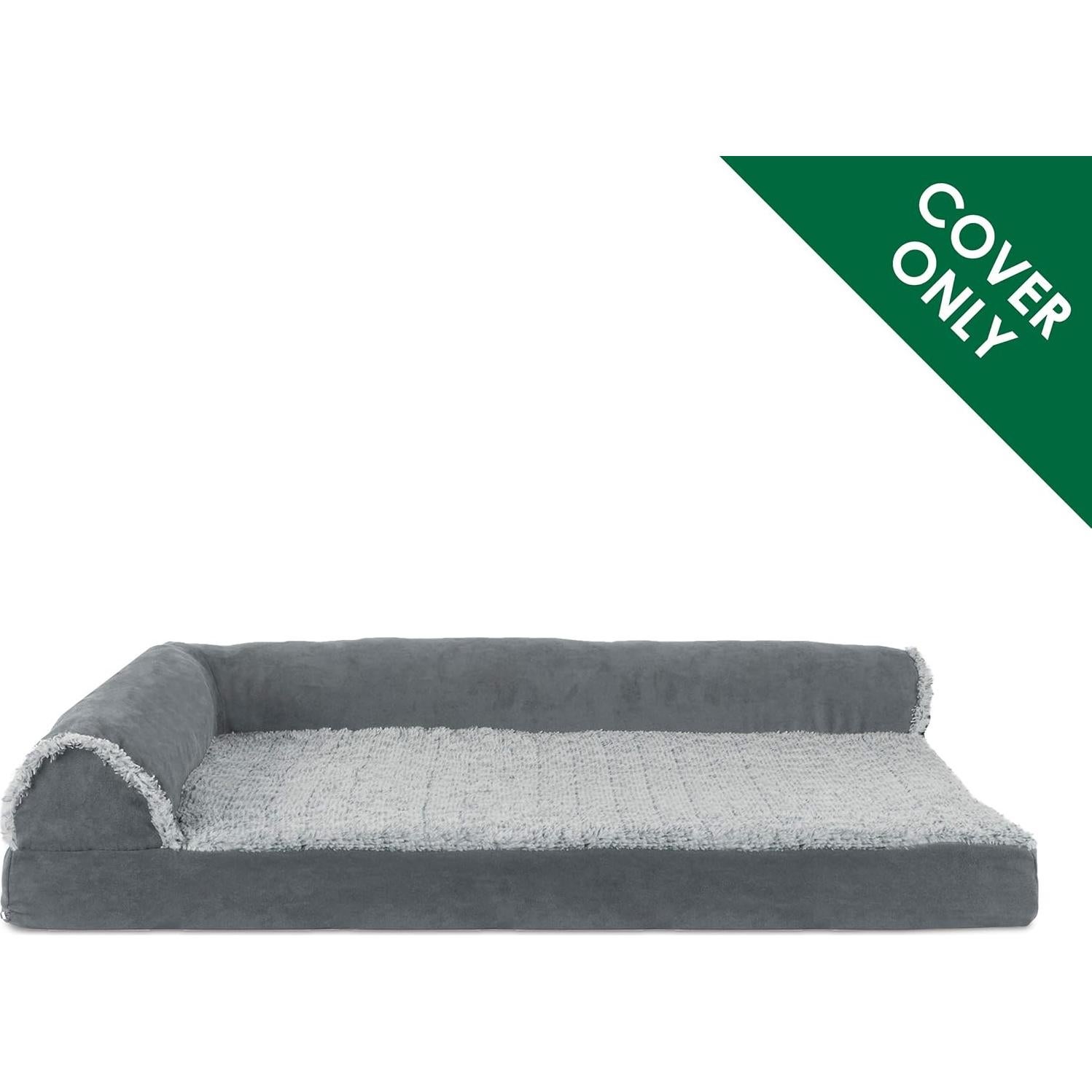 Funda de Repuesto para Cama de Perro Furhaven Jumbo Gris Piedra