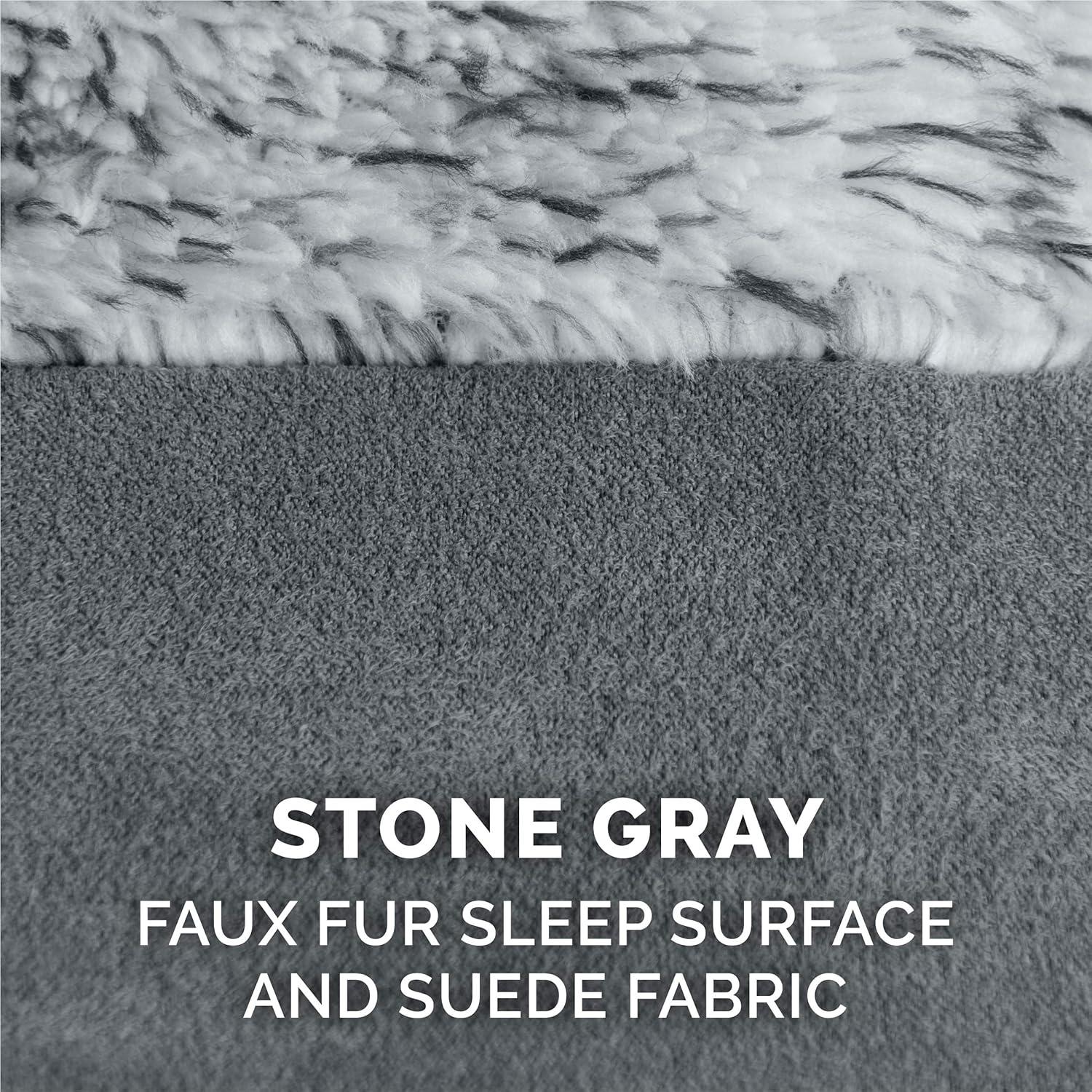 Funda de Repuesto para Cama de Perro Furhaven Jumbo Gris Piedra