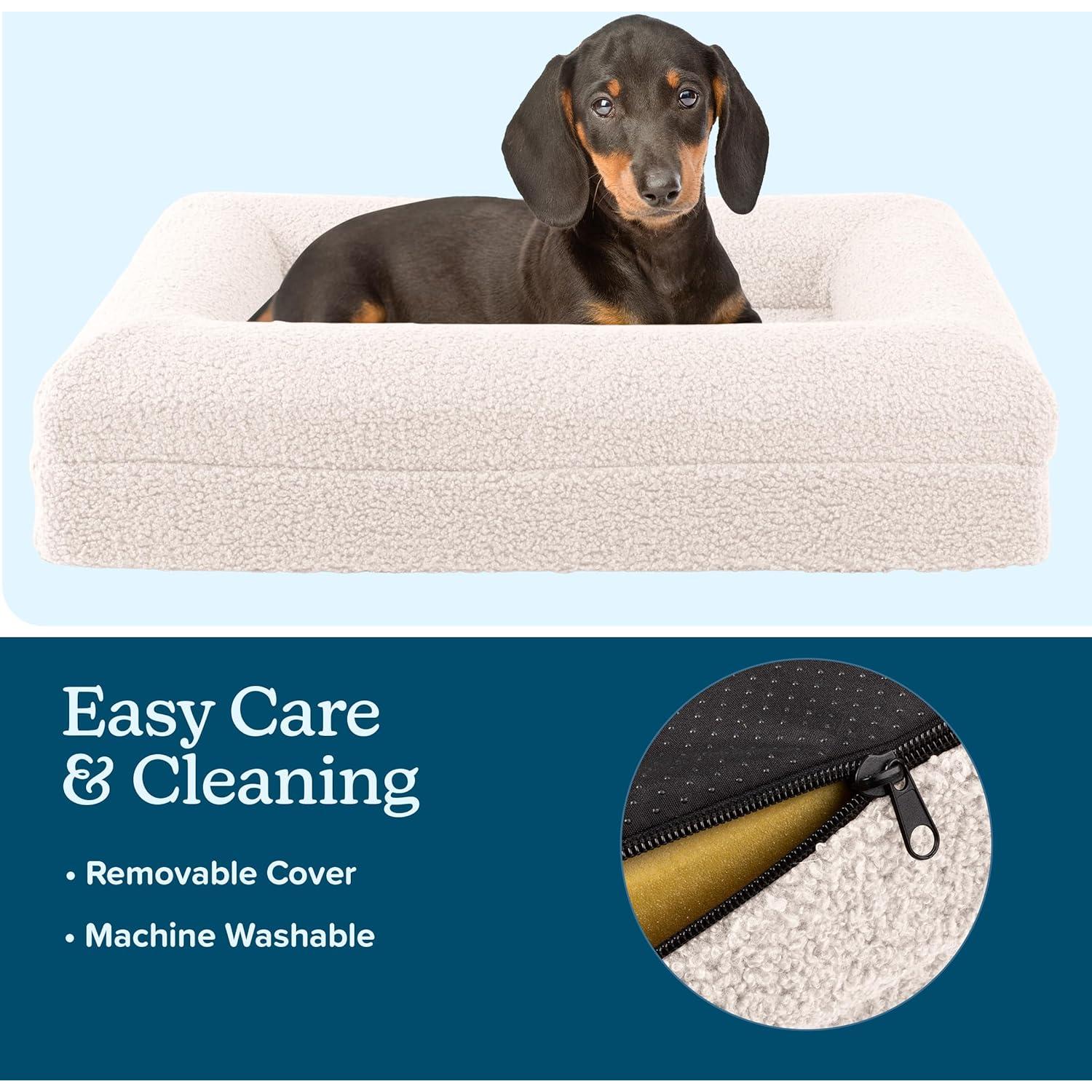 Cama Ortopédica para Perros Pequeños PETMAKER 66cm Crema