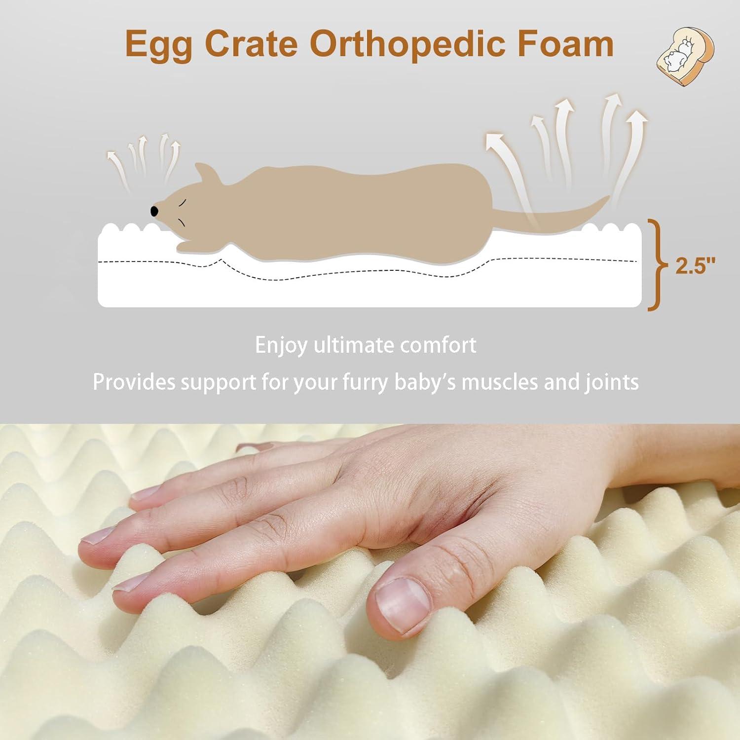 Cama Ortopédica para Mascotas Genérico Tamaño Mediano 76x71cm