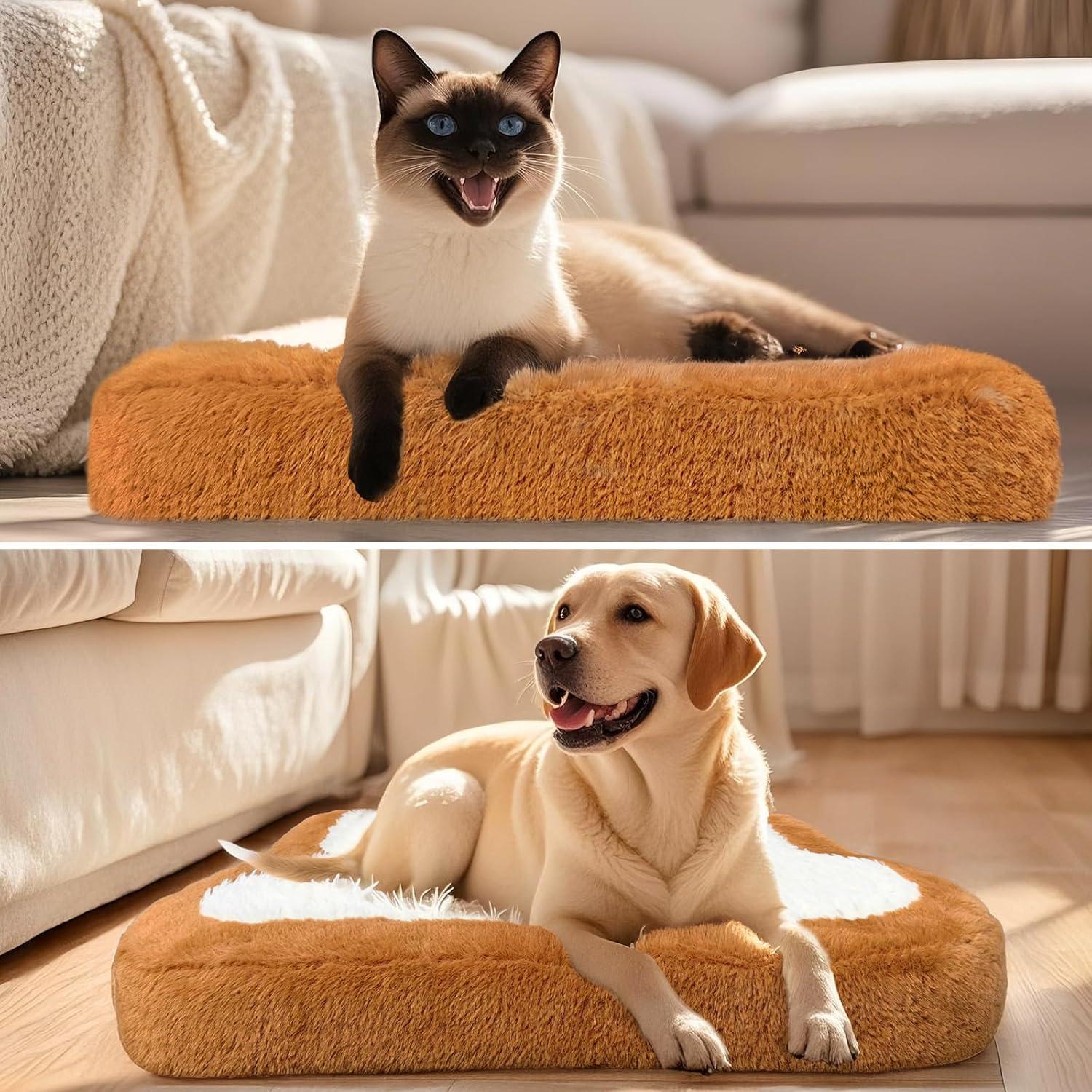 Cama Ortopédica para Mascotas Genérico Tamaño Mediano 76x71cm